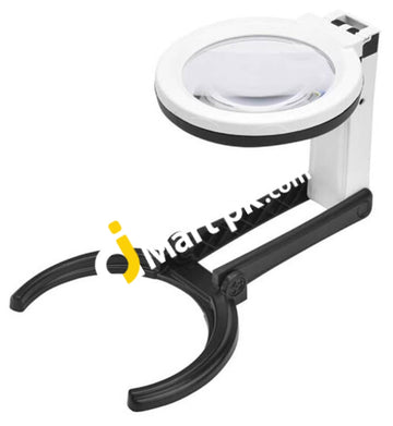 Magnifying Glass 2X 5X 10Led Lamp Table & Desk With Ultra Bright Led Light Hands Free Magnifier For